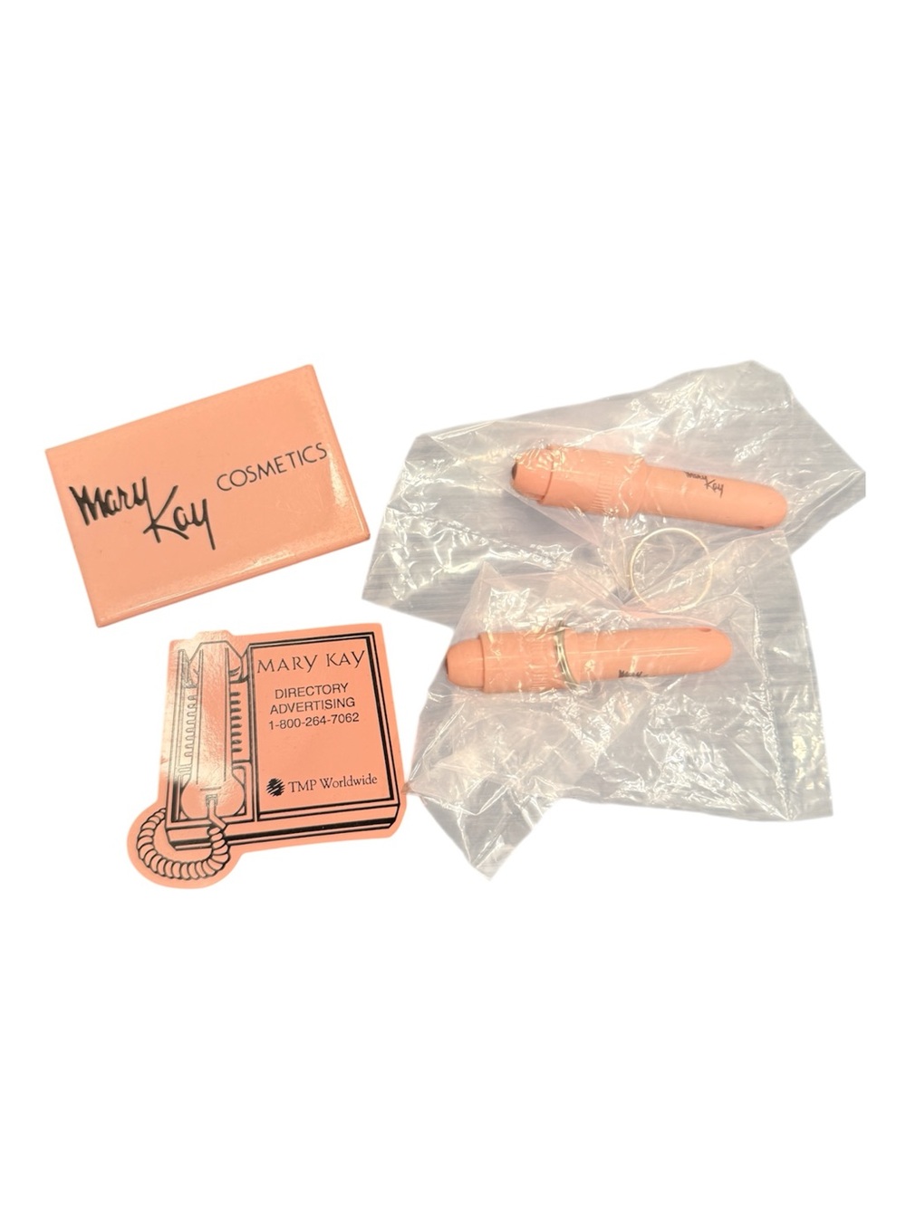 Vintage Mary Kay Bundle of Promo Items Magnets & Flashlights Pink & Black